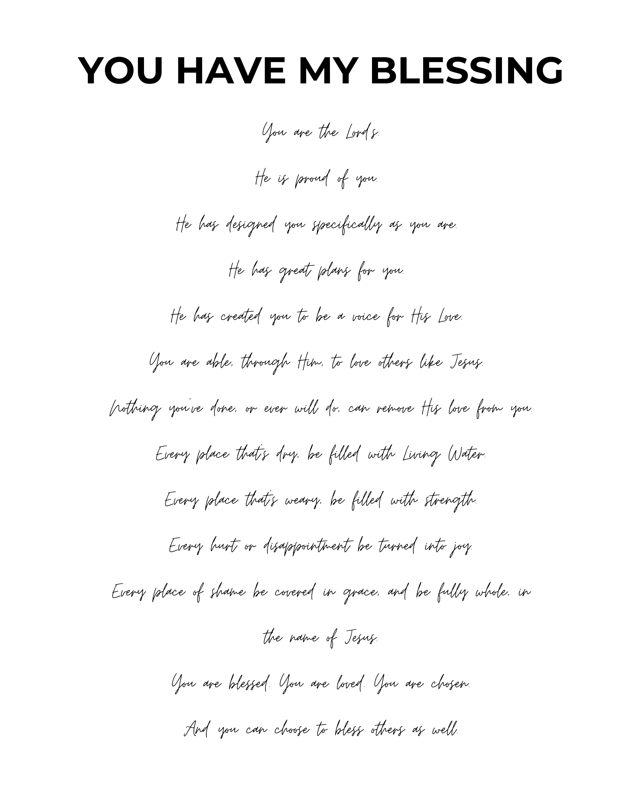 Black text on a white background with motivational message