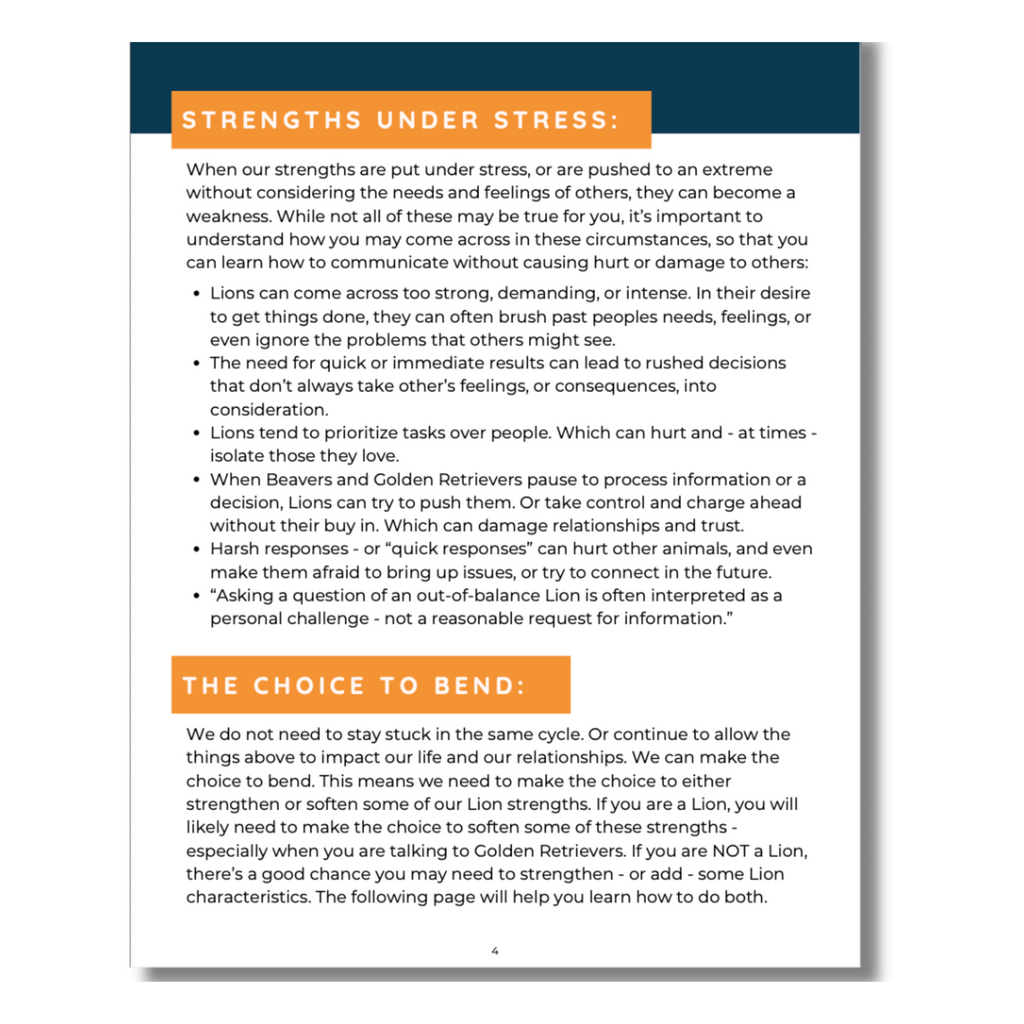 Animal Personalities Relationship Guide eBook