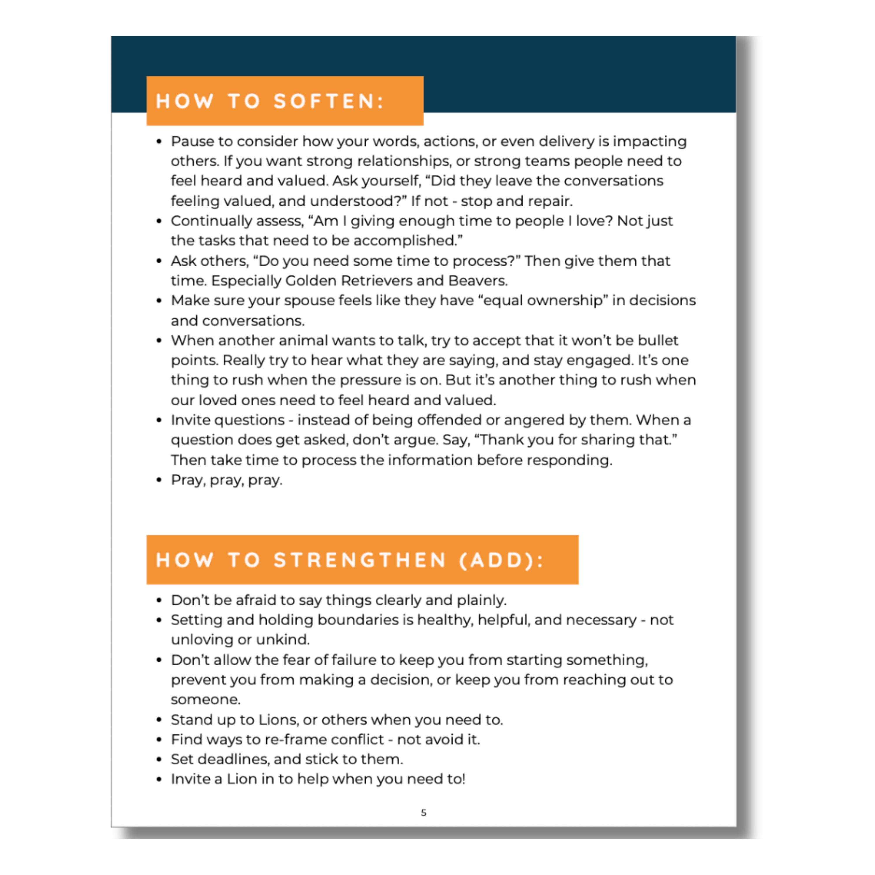 Animal Personalities Relationship Guide eBook